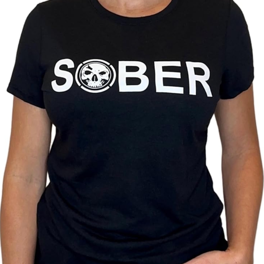 Demons Behind Me Women's Sober Light-Weight T-Shirt Large